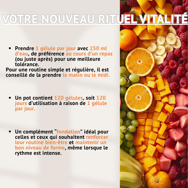 MultiVitamines & Minéraux Complet | IMMUNITÉ & VITALITÉ | 120 Capsules