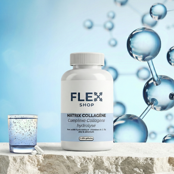 Matrix Collagène hydrolysé | ÉLASTICITÉ & HYDRATATION | 180 Gélules