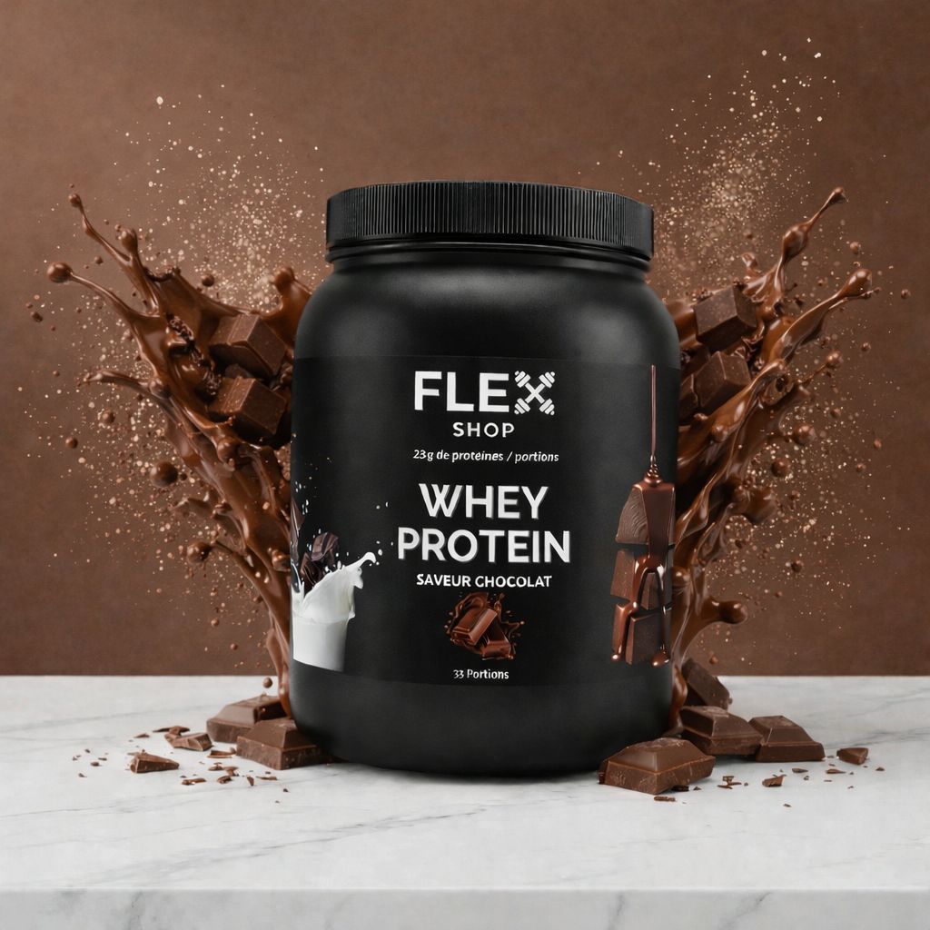 Whey Protéine 1KG | RÉCUPÉRATION & PERFORMANCE | Saveur CHOCOLAT